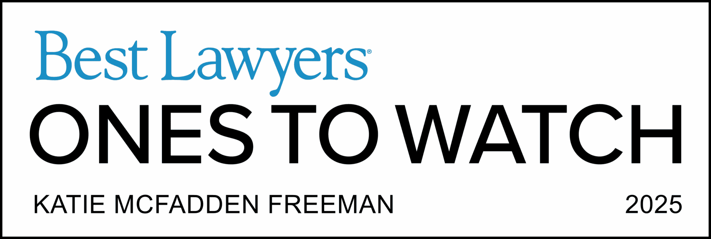 Ones To Watch - Lawyer Logo